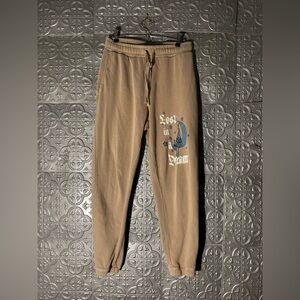 Neff tan beige Sweatpants Lost In A Dream